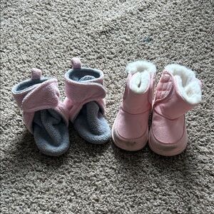 Pink Kids Winter Boots